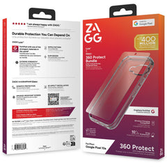 ZAGG Luxe Case + Screen Bundle for Google Pixel 10a (Clear)