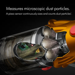 Dyson V12 Absolute Cordless Vacuum Cleaner - Nickel & Yellow | V12ABSOLUTENE
