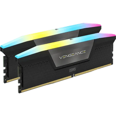 Corsair VENGEANCE RGB 7200MHz 96GB (2x48GB) C40 DDR5 (INTEL XMP) Black