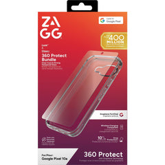ZAGG Luxe Case + Screen Bundle for Google Pixel 10a (Clear)