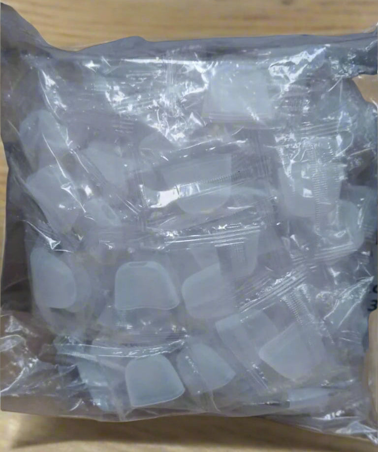  Hayati Quokka Disposable Cigarette Holder Clear plastic caps in a clear plastic bag 