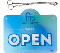 Fumot Open/Close Sign 25*21cm