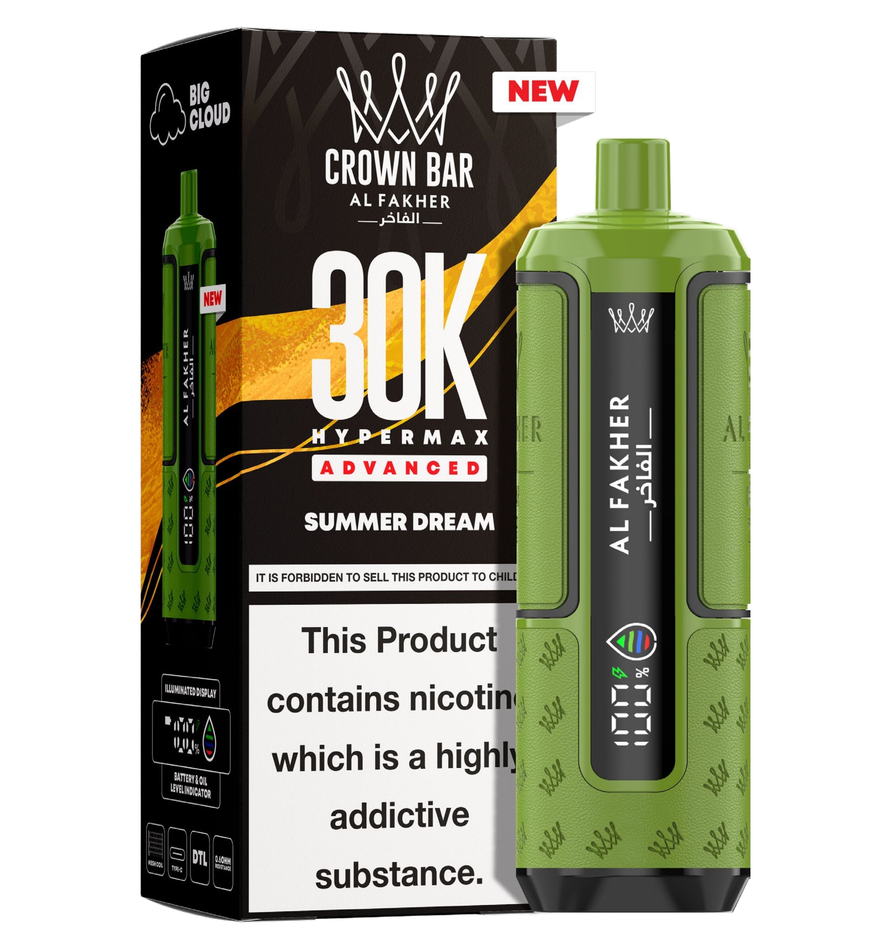 Al Fakher 30K Hypermax Prefilled Pod Kit - Unique Distribution